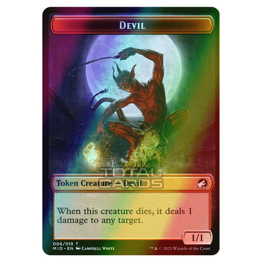 Magic The Gathering - Innistrad - Midnight Hunt - Devil - 6/20 (Foil)