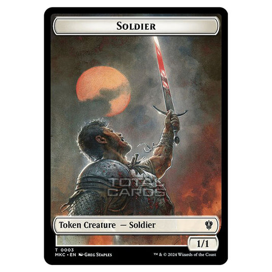 Magic The Gathering - Murders at Karlov Manor - Commander - Tokens - Soldier - 0003