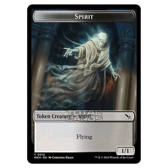 Magic The Gathering - Murders at Karlov Manor - Tokens - Spirit - 0012