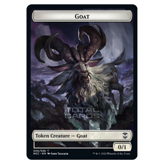 Magic The Gathering - Streets of New Capenna - Commander Tokens - Goat - 6/36