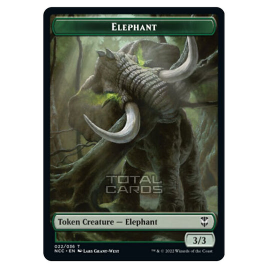 Magic The Gathering - Streets of New Capenna - Commander Tokens - Elephant - 22/36