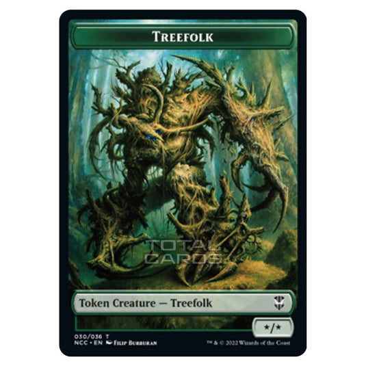 Magic The Gathering - Streets of New Capenna - Commander Tokens - Treefolk - 30/36