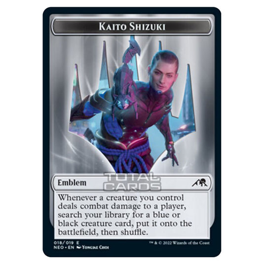 Magic The Gathering - Kamigawa - Neon Dynasty - Kaito Shizuki Emblem - 18/19