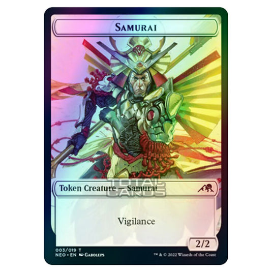 Magic The Gathering - Kamigawa - Neon Dynasty - Samurai - 3/19 (Foil)
