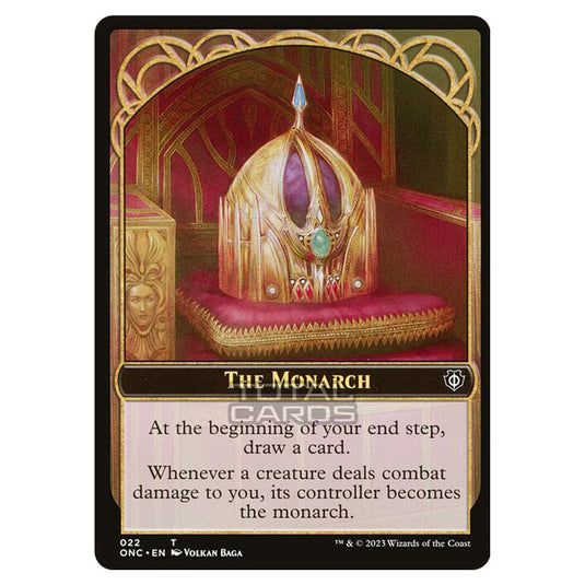 Magic The Gathering - Phyrexia - All Will Be One - Commander - Tokens - The Monarch - 22/23