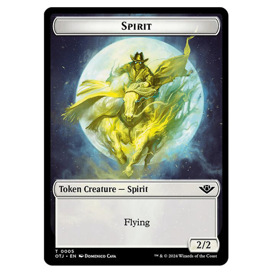 Magic The Gathering - Outlaws of Thunder Junction Tokens - Spirit - 0005