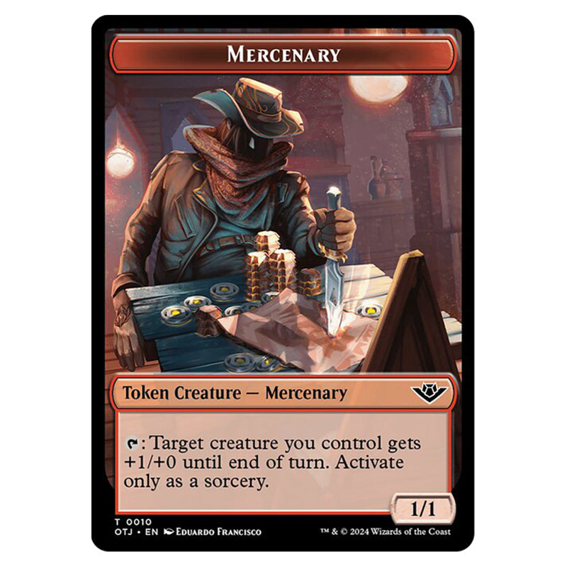 Magic The Gathering - Outlaws of Thunder Junction Tokens - Mercenary - 0010 Magic The Gathering - Outlaws of Thunder Junction Tokens - Mercenary - 0010
