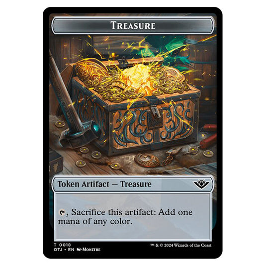 Magic The Gathering - Outlaws of Thunder Junction Tokens - Treasure - 0018