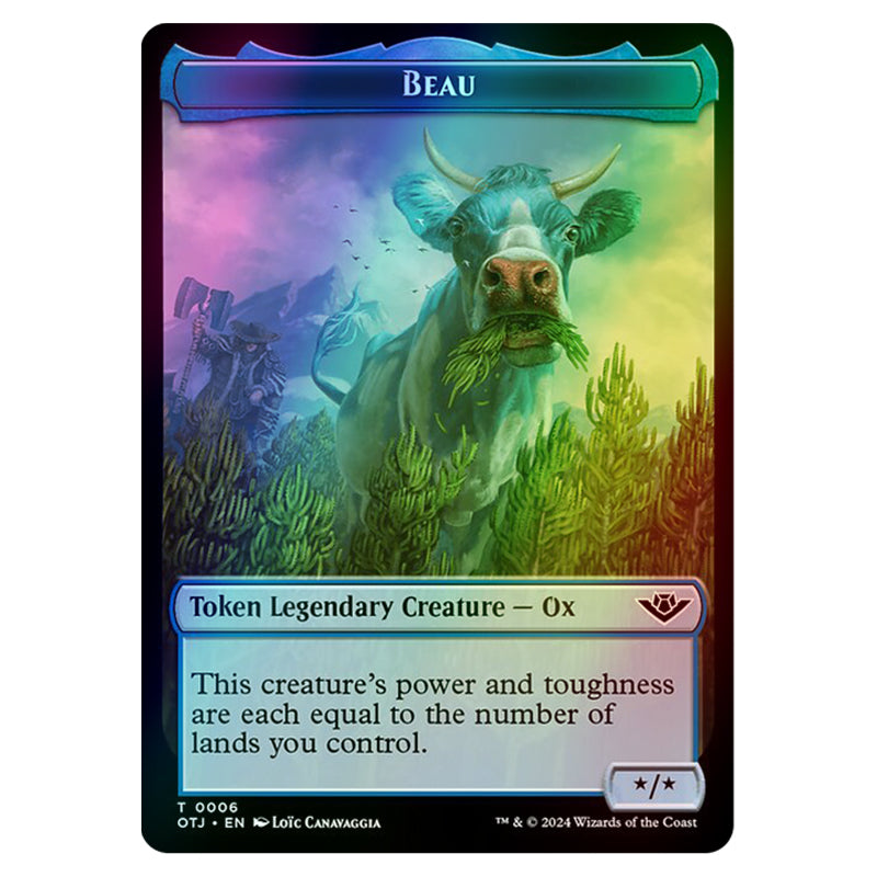 mtg ox cards Magic The Gathering - Outlaws of Thunder Junction Tokens - Beau