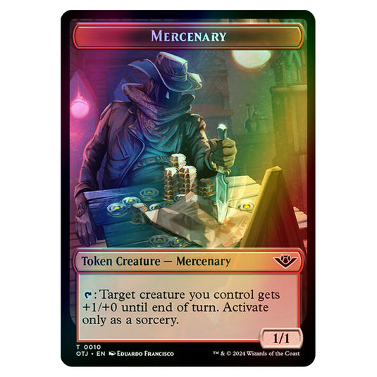 Magic The Gathering - Outlaws of Thunder Junction Tokens - Mercenary - 0010 (Foil)