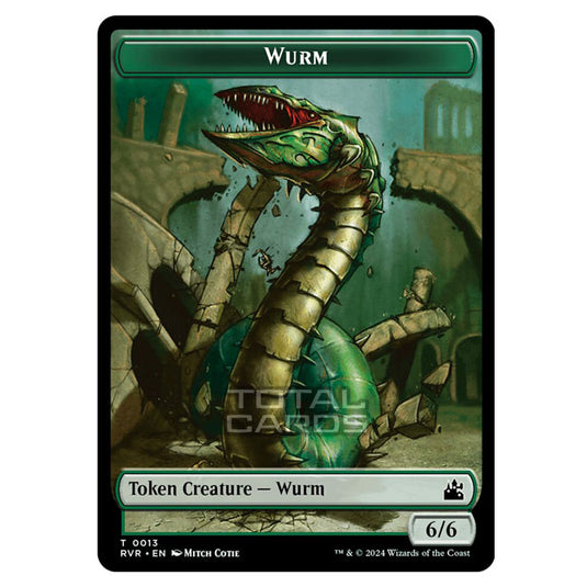 Magic The Gathering - Ravnica Remastered - Tokens - Wurm - 0013