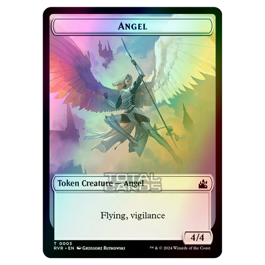 Magic The Gathering - Ravnica Remastered - Tokens - Angel - 0003 (Foil)