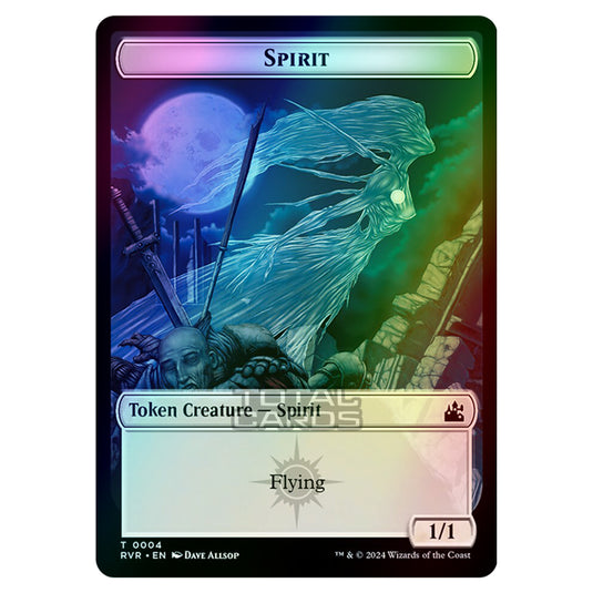 Magic The Gathering - Ravnica Remastered - Tokens - Spirit - 0004 (Foil)