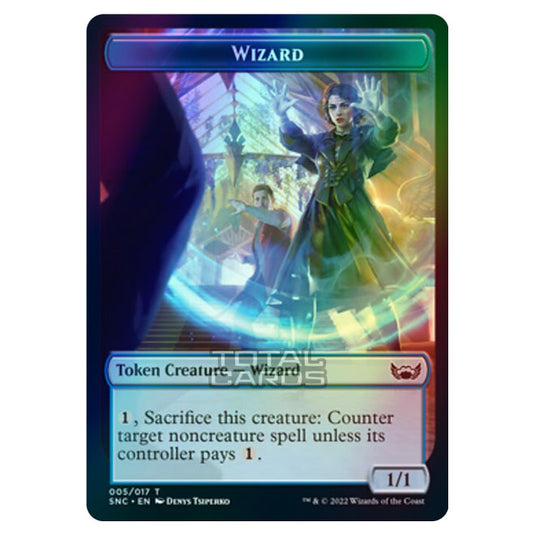 Magic The Gathering - Streets of New Capenna - Tokens - Wizard - 5/17 (Foil)