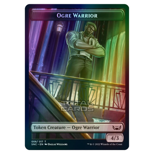 Magic The Gathering - Streets of New Capenna - Tokens - Ogre Warrior - 6/17 (Foil)