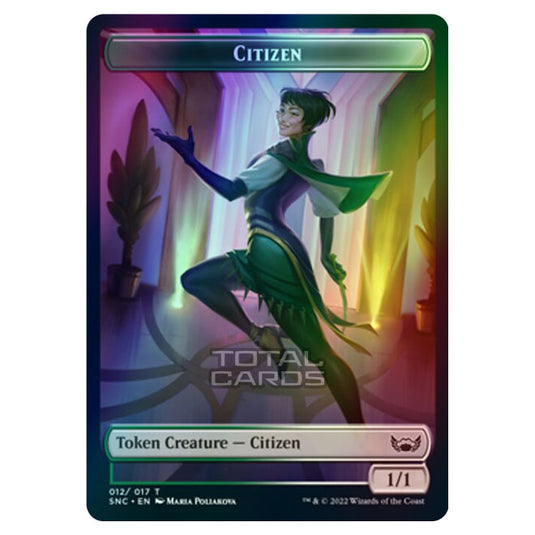 Magic The Gathering - Streets of New Capenna - Tokens - Citizen - 12/17 (Foil)