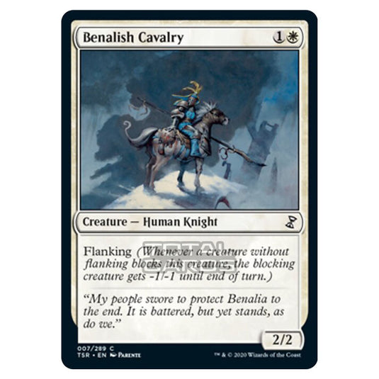 Magic The Gathering - Time Spiral Remastered - Benalish Cavalry - 7/289