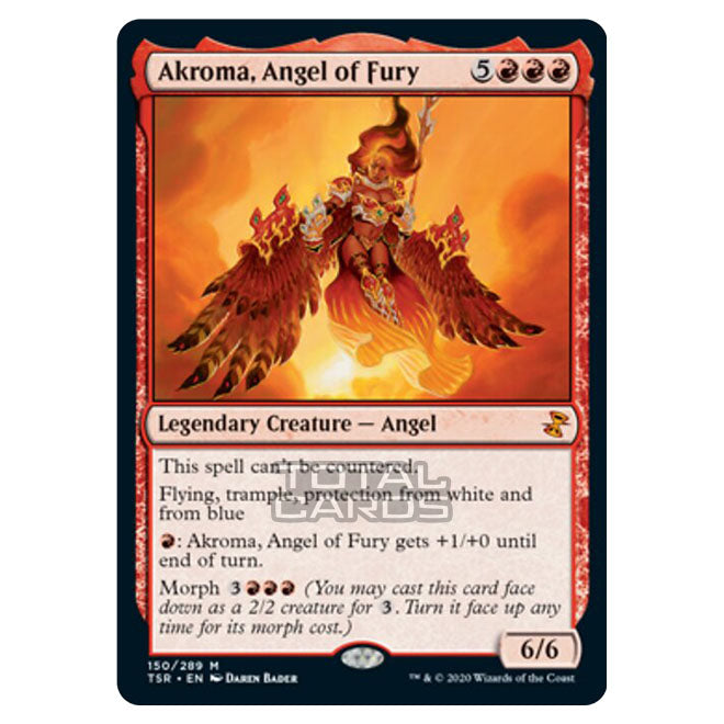 Magic The Gathering - Time Spiral Remastered - Akroma, Angel of Fury - Magic The Gathering - Time Spiral Remastered - Akroma, Angel of Fury -