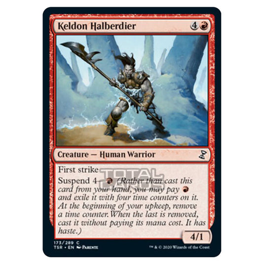 Magic The Gathering - Time Spiral Remastered - Keldon Halberdier - 173/289