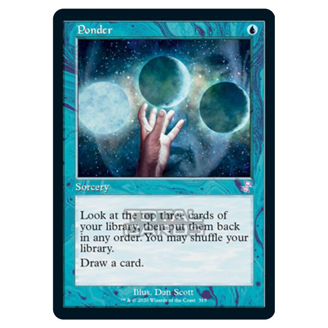 Magic The Gathering - Time Spiral Remastered - Ponder - 315/289 Magic The Gathering - Time Spiral Remastered - Ponder - 315/289