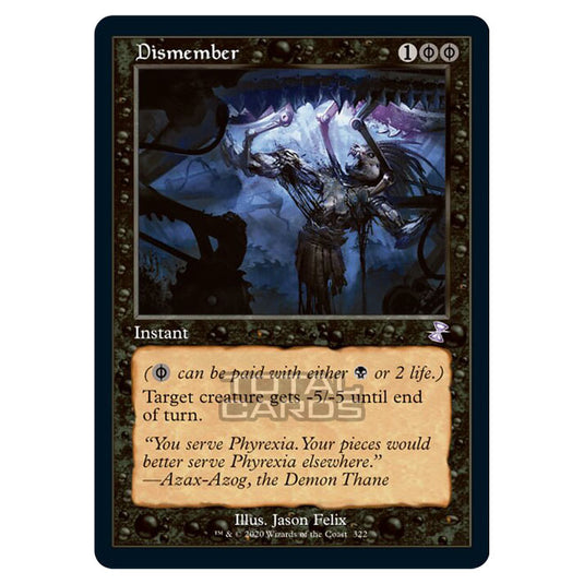 Magic The Gathering - Time Spiral Remastered - Dismember - 322/289