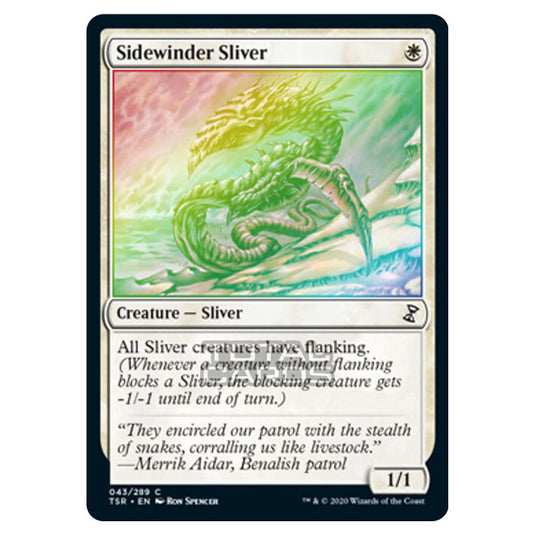 Magic The Gathering - Time Spiral Remastered - Sidewinder Sliver - 43/289 (Foil)