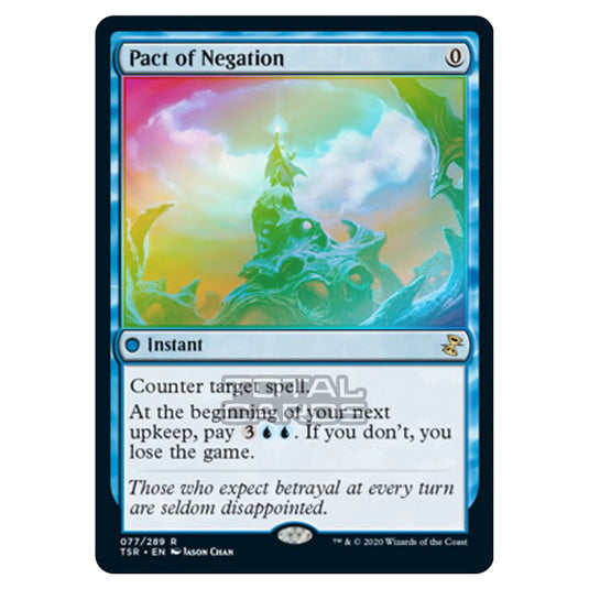 Magic The Gathering - Time Spiral Remastered - Pact of Negation - 77/289 (Foil)