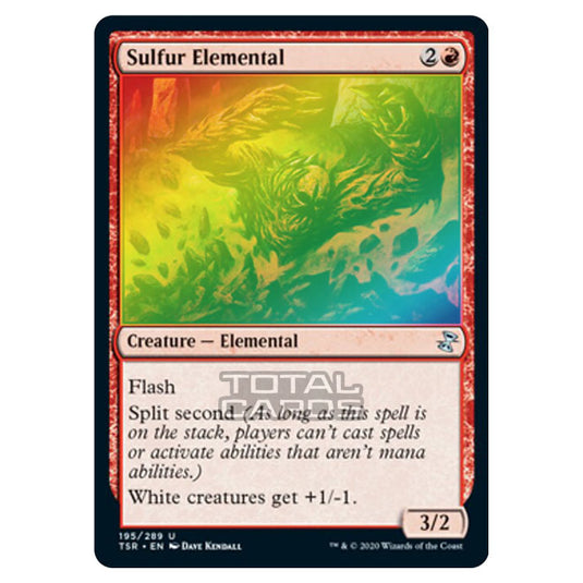 Magic The Gathering - Time Spiral Remastered - Sulfur Elemental - 195/289 (Foil)