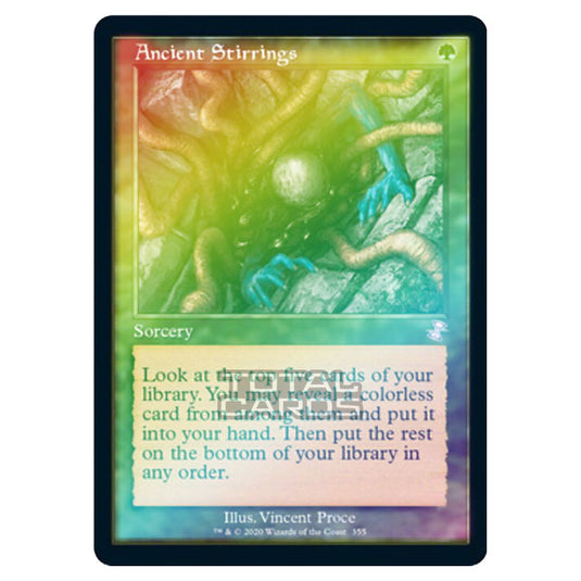 Magic The Gathering - Time Spiral Remastered - Ancient Stirrings - 355/289 (Foil)