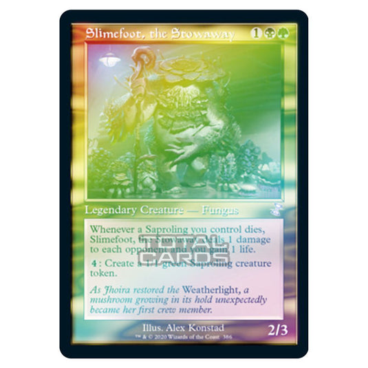 Magic The Gathering - Time Spiral Remastered - Slimefoot, the Stowaway - 386/289 (Foil)
