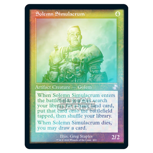 Magic The Gathering - Time Spiral Remastered - Solemn Simulacrum - 400/289 (Foil)