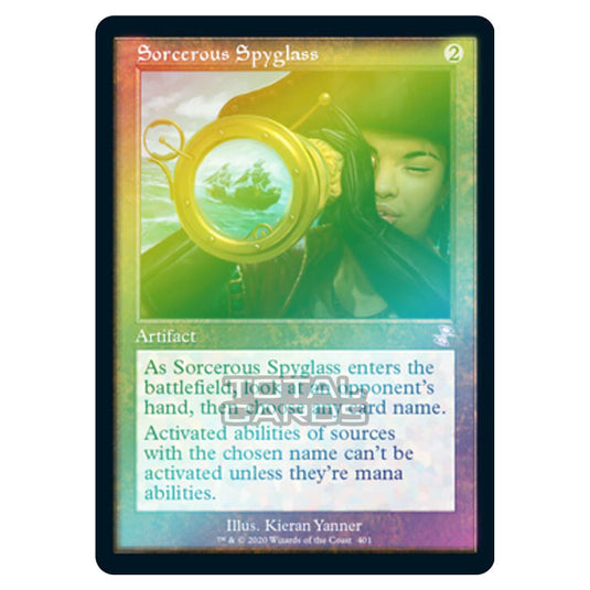Magic The Gathering - Time Spiral Remastered - Sorcerous Spyglass - 401/289 (Foil)