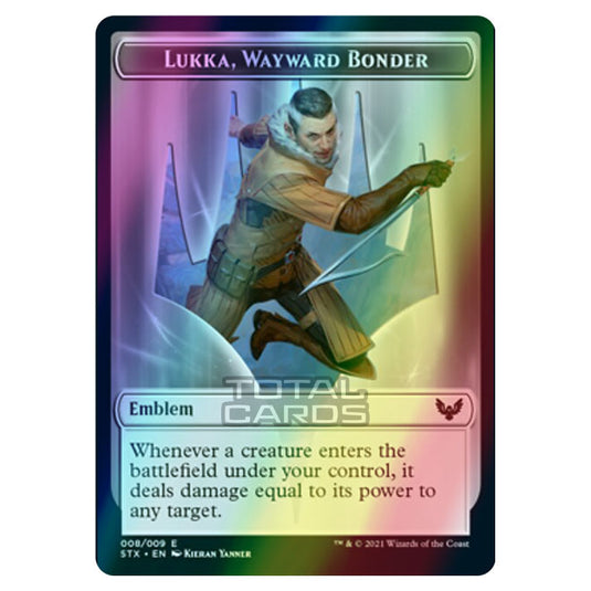 Magic The Gathering - Strixhaven - School of Mages - Lukka, Wayward Bonder Emblem - 8/9 (Foil)