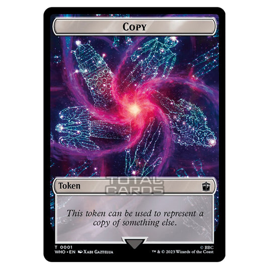 Magic The Gathering - Universes Beyond - Doctor Who - Tokens - Copy - 0001