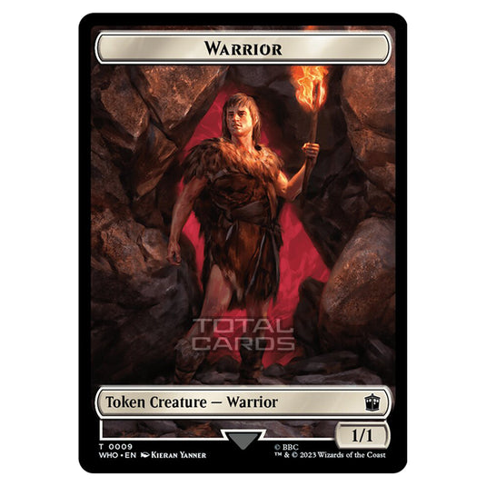 Magic The Gathering - Universes Beyond - Doctor Who - Tokens - Warrior - 0009 (Surge Foil)