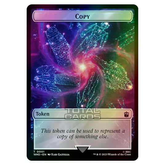 Magic The Gathering - Universes Beyond - Doctor Who - Tokens - Copy - 0001 (Foil)