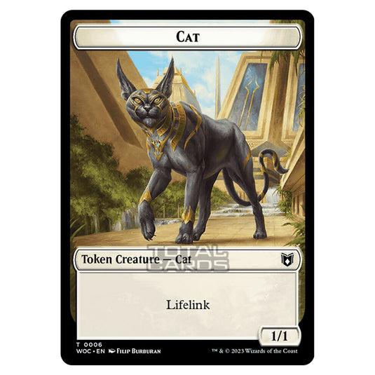 Magic The Gathering - Wilds of Eldraine - Commander Tokens - Cat - 0006