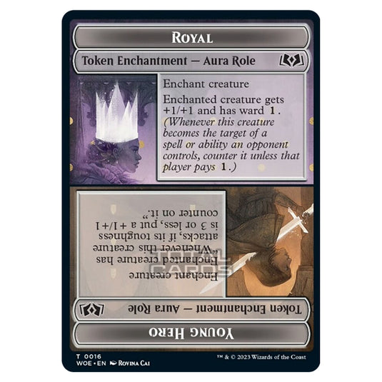 Magic The Gathering - Wilds of Eldraine - Tokens - Royal / Young Hero - 0016