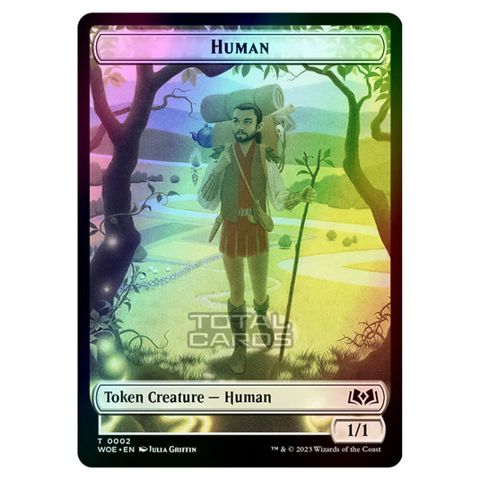 Magic The Gathering - Wilds of Eldraine - Tokens - Human - 0002 (Foil)