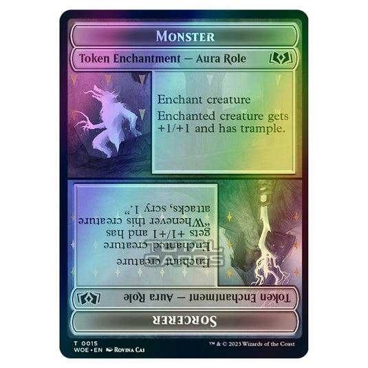 Magic The Gathering - Wilds of Eldraine - Tokens - Monster / Sorcerer - 0015 (Foil)