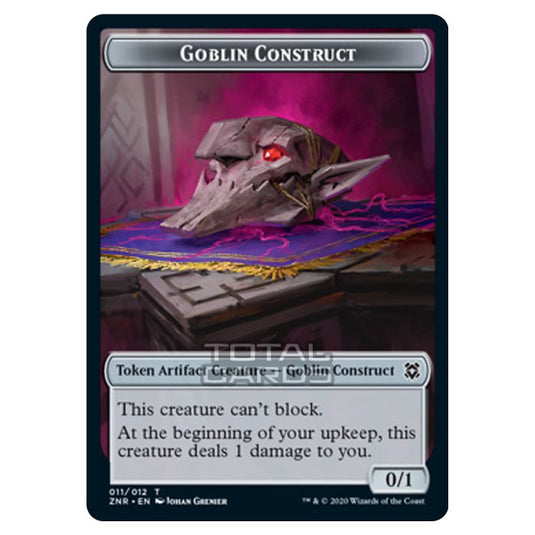 Magic The Gathering - Zendikar Rising - Tokens - Goblin Construct - 11/12