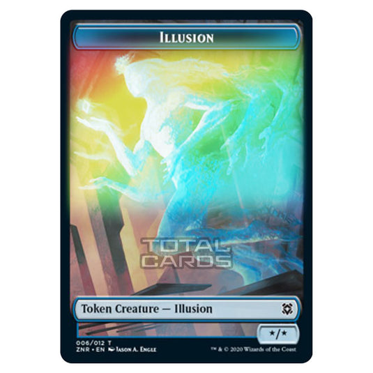 Magic The Gathering - Zendikar Rising - Tokens - Illusion - 6/12 (Foil)