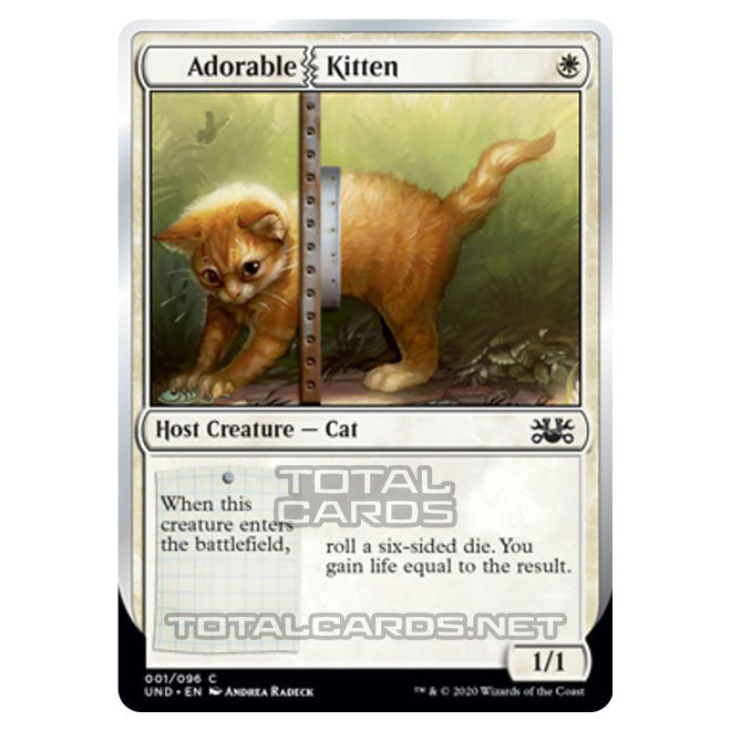 Magic The Gathering - Unsanctioned - Adorable Kitten - 1/96 Magic The Gathering - Unsanctioned - Adorable Kitten - 1/96