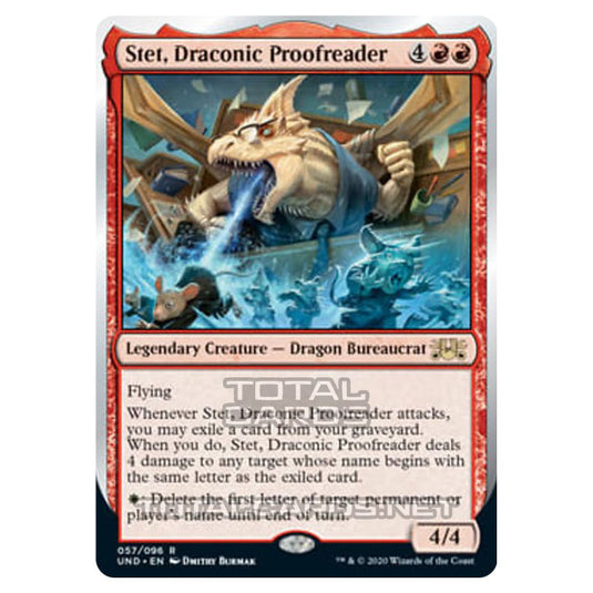 Magic The Gathering - Unsanctioned - Stet, Draconic Proofreader - 57/96
