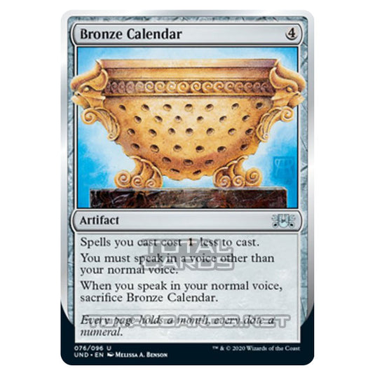 Magic The Gathering - Unsanctioned - Bronze Calendar - 76/96