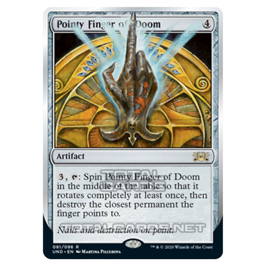 Magic The Gathering - Unsanctioned - Pointy Finger of Doom - 81/96