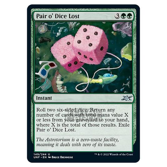 Magic The Gathering - Unfinity - Pair o' Dice Lost - 149/244