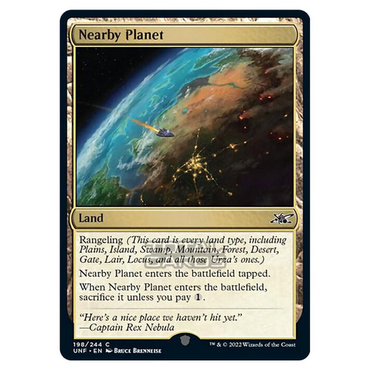 Magic The Gathering - Unfinity - Nearby Planet - 198/244