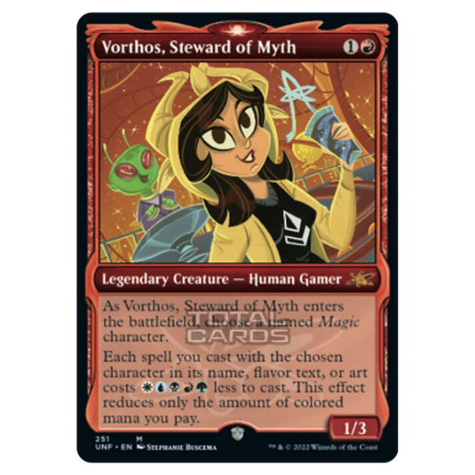Magic The Gathering - Unfinity - Vorthos, Steward of Myth (Showcase Card) - 251/244