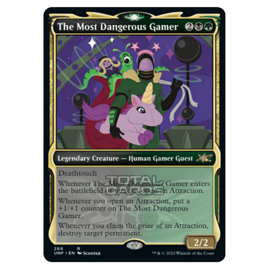 Magic The Gathering - Unfinity - The Most Dangerous Gamer (Showcase Card) - 266/244